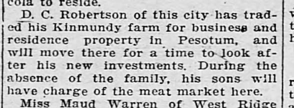 Clipping from The Decatur Herald